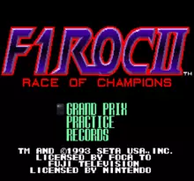 Image n° 7 - screenshots  : F1 ROC II - Race of Champions